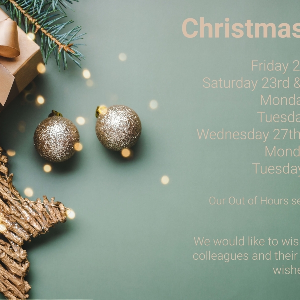 Christmas and New Year Opening 